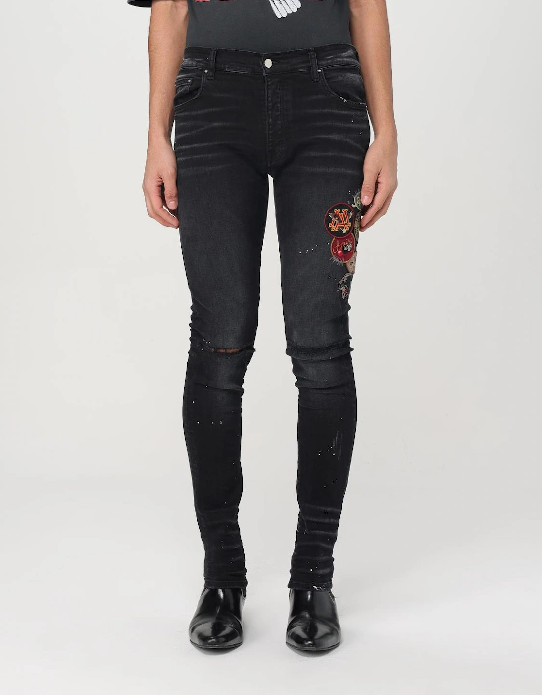 MX1 Paint Splatter Skinny Jeans, 6 of 5