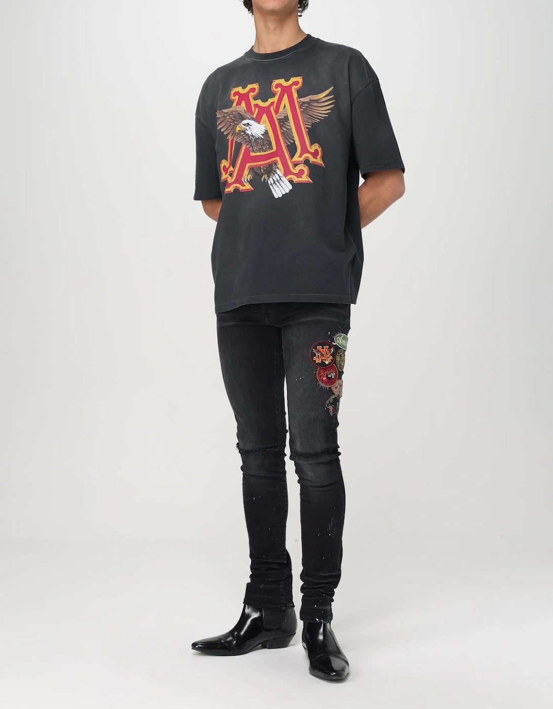 MX1 Paint Splatter Skinny Jeans