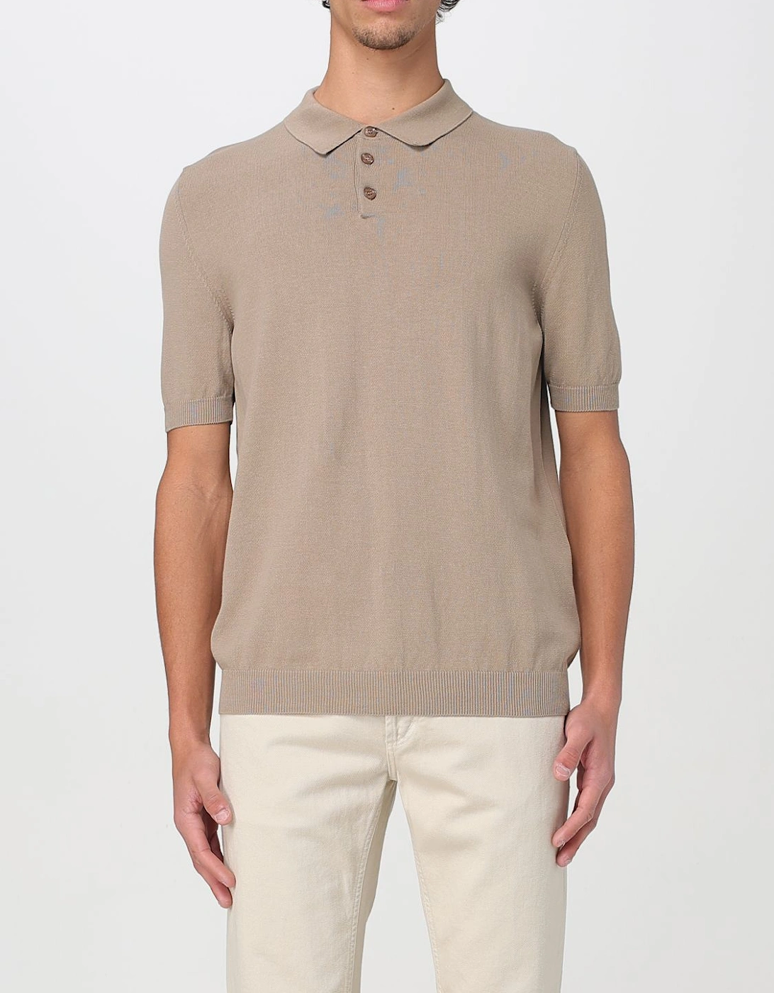 Knitted Polo Shirt Short Sleeves, 5 of 4