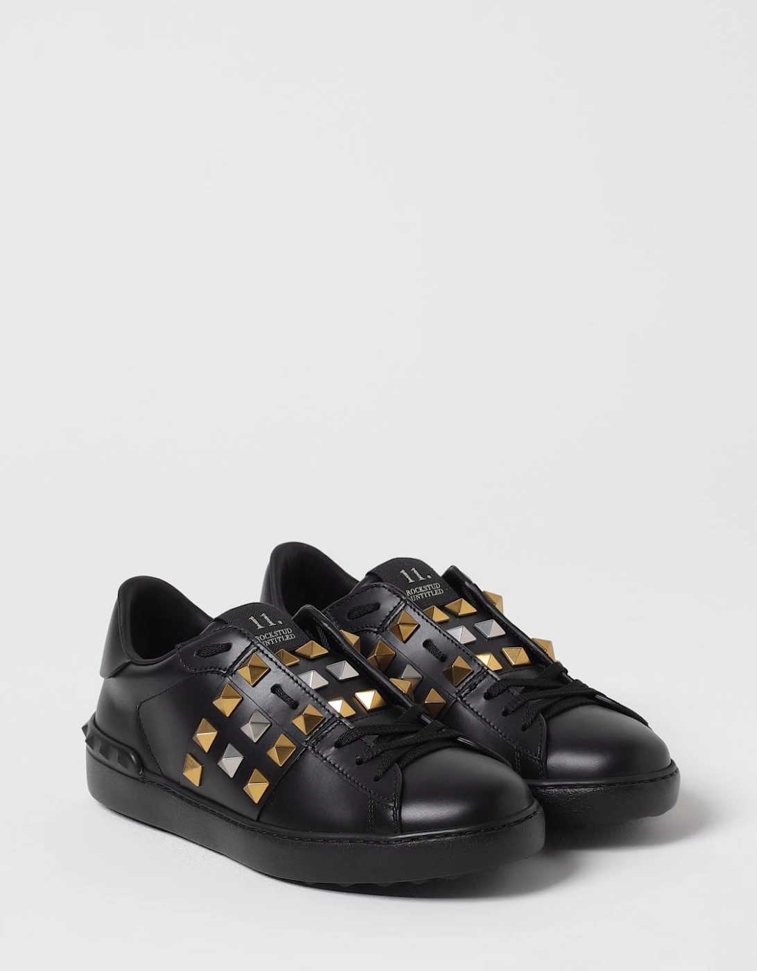 Studded LowTop Leather Sneaker