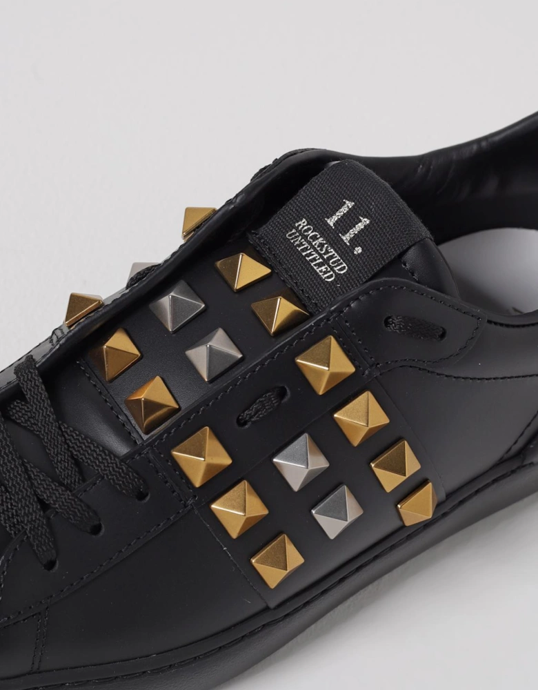 Studded LowTop Leather Sneaker
