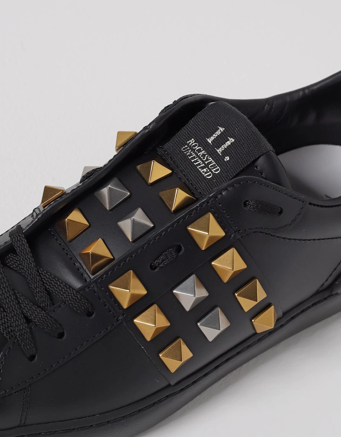 Studded LowTop Leather Sneaker