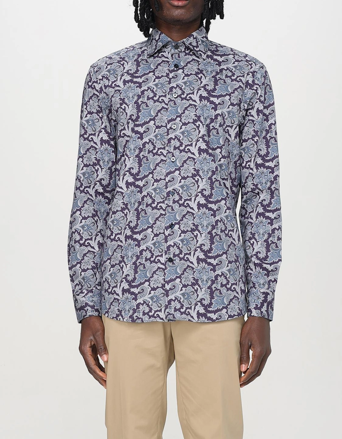Paisley Print Cotton Shirt