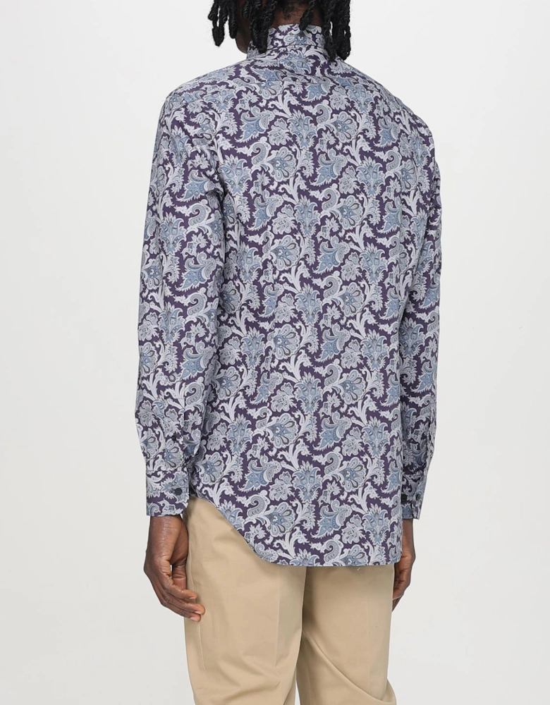 Paisley Print Cotton Shirt