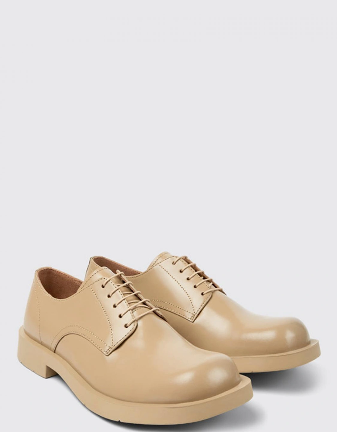 Leather Oxfords Chunky Sole