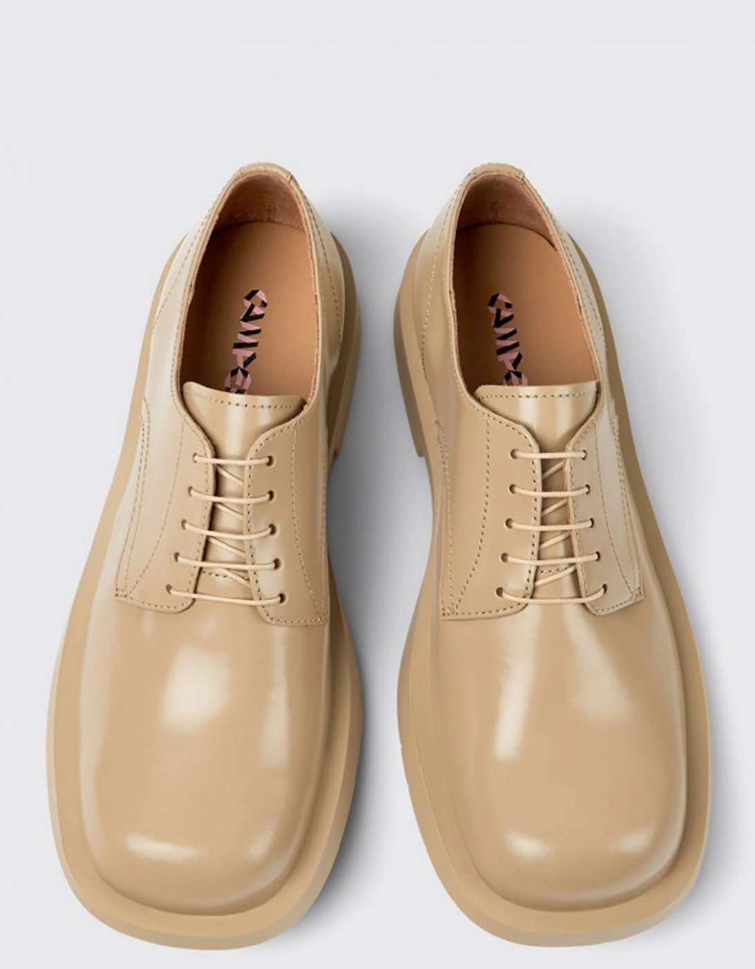 Leather Oxfords Chunky Sole
