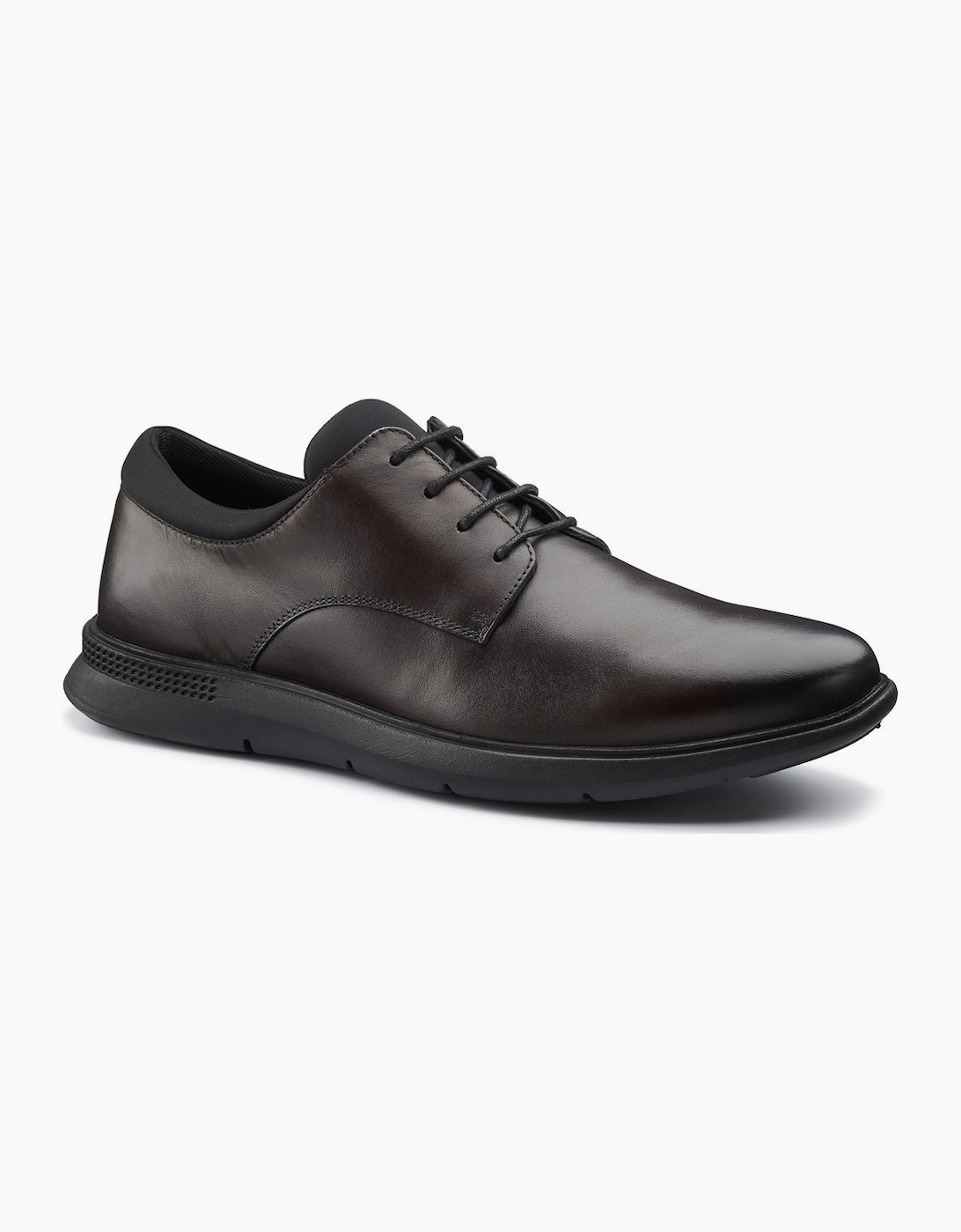 Hotter Men's Black Hugo Wide Fit Shoes - : Size 7.5