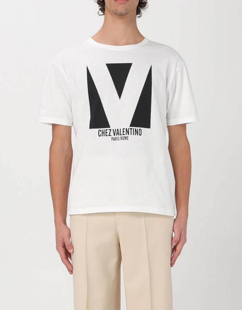 Graphic Tee VLogo Print