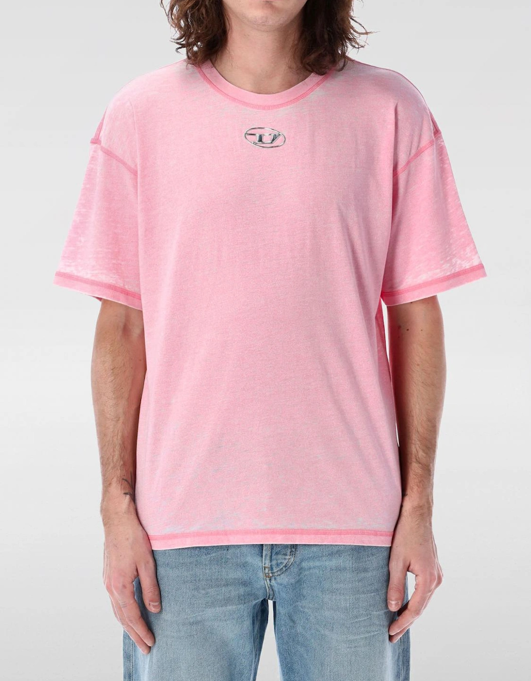 Acid Wash TShirt Short Sleeves
