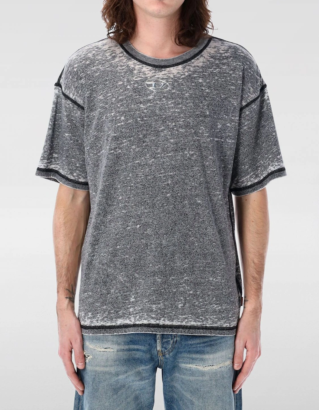 Acid Wash TShirt Short Sleeves
