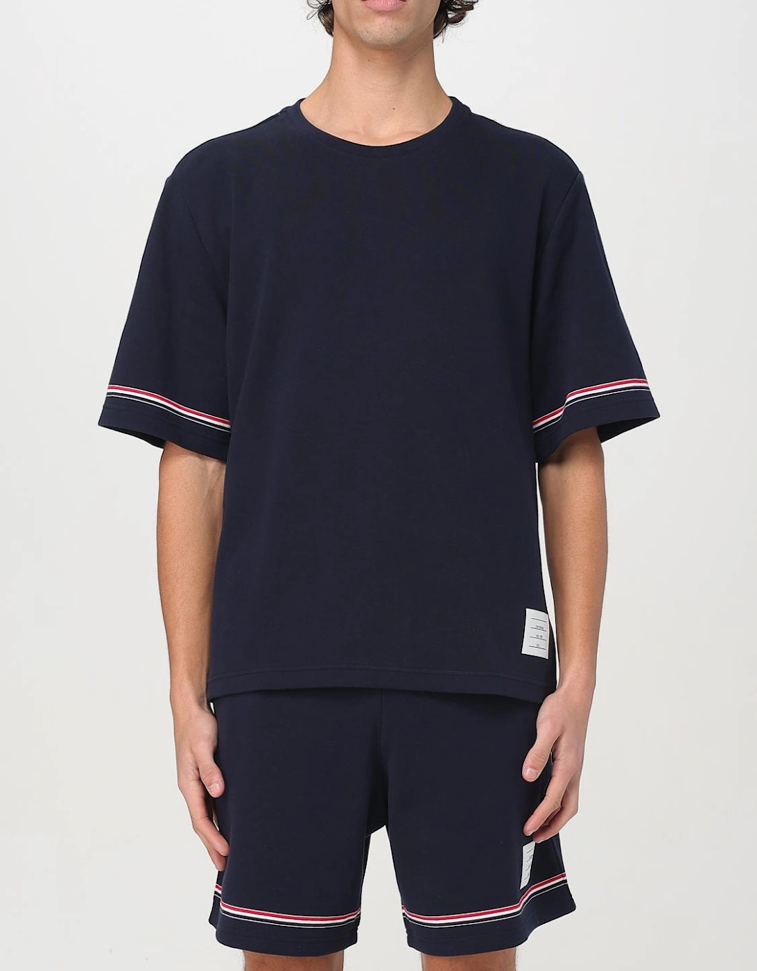 TriColor Stripe Short Set