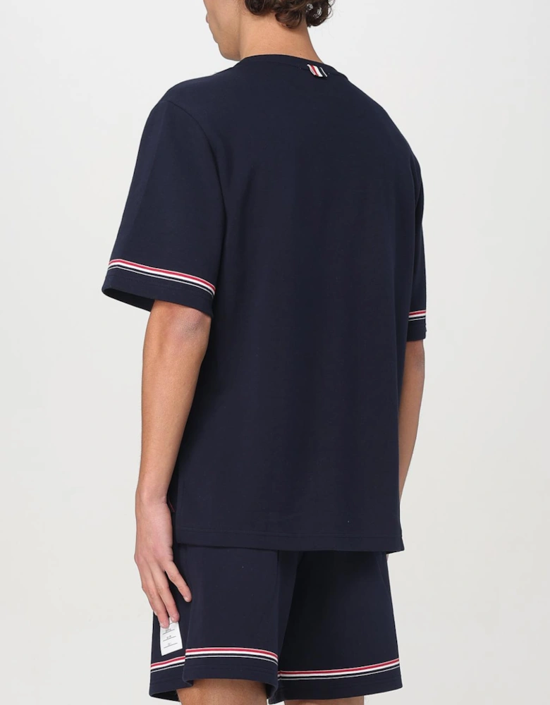 TriColor Stripe Short Set