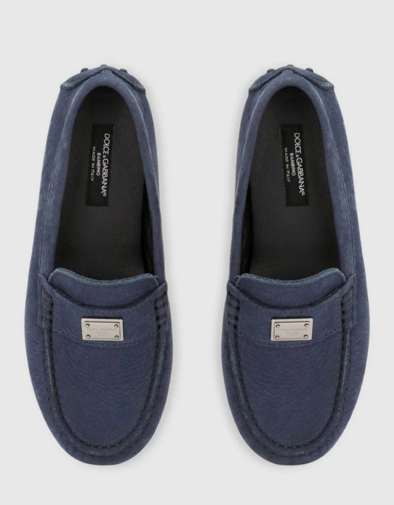 Suede Leather Driving Moccasins