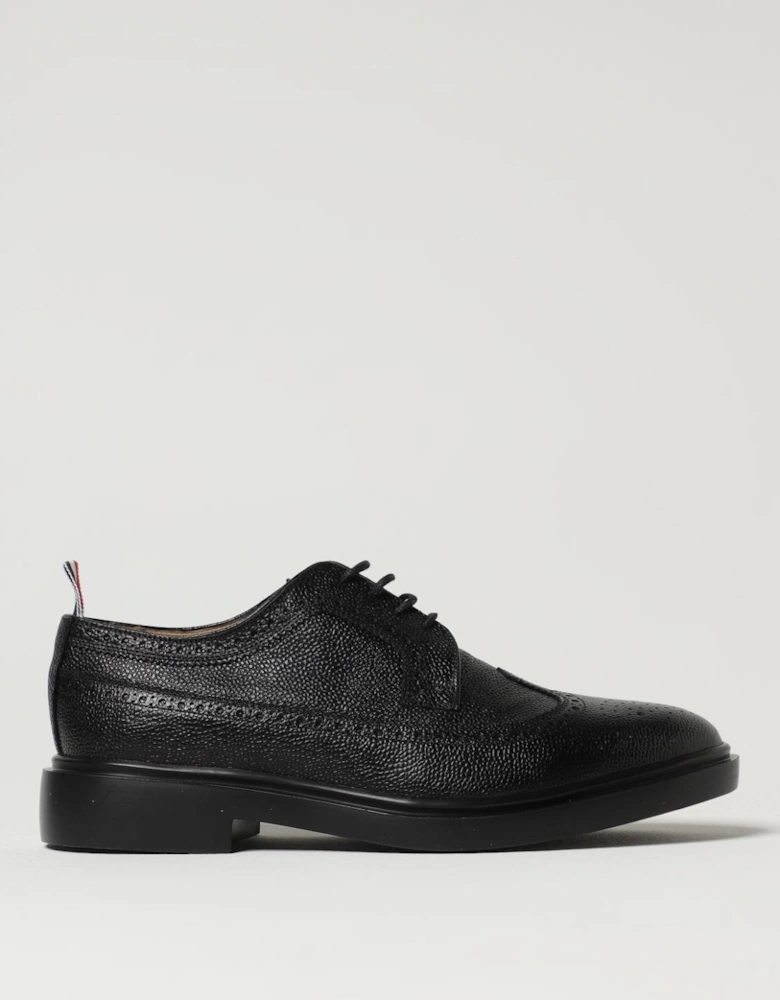 Pebble Grain Leather Wingtip Oxfords