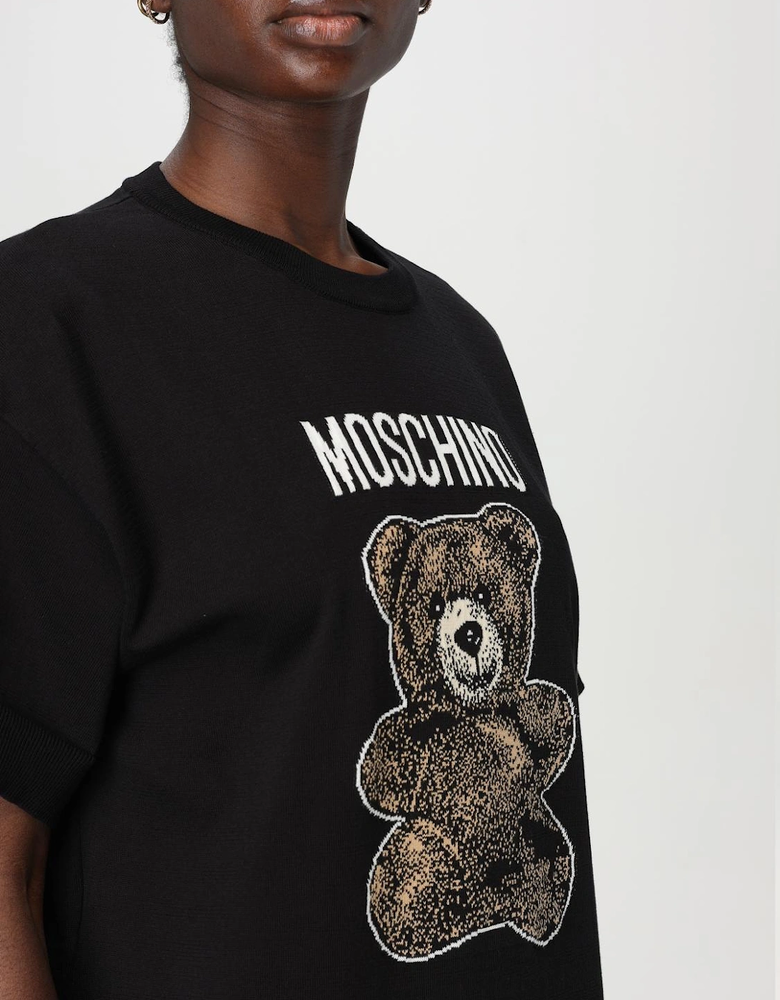 Teddy Bear Appliqu TShirt Dress