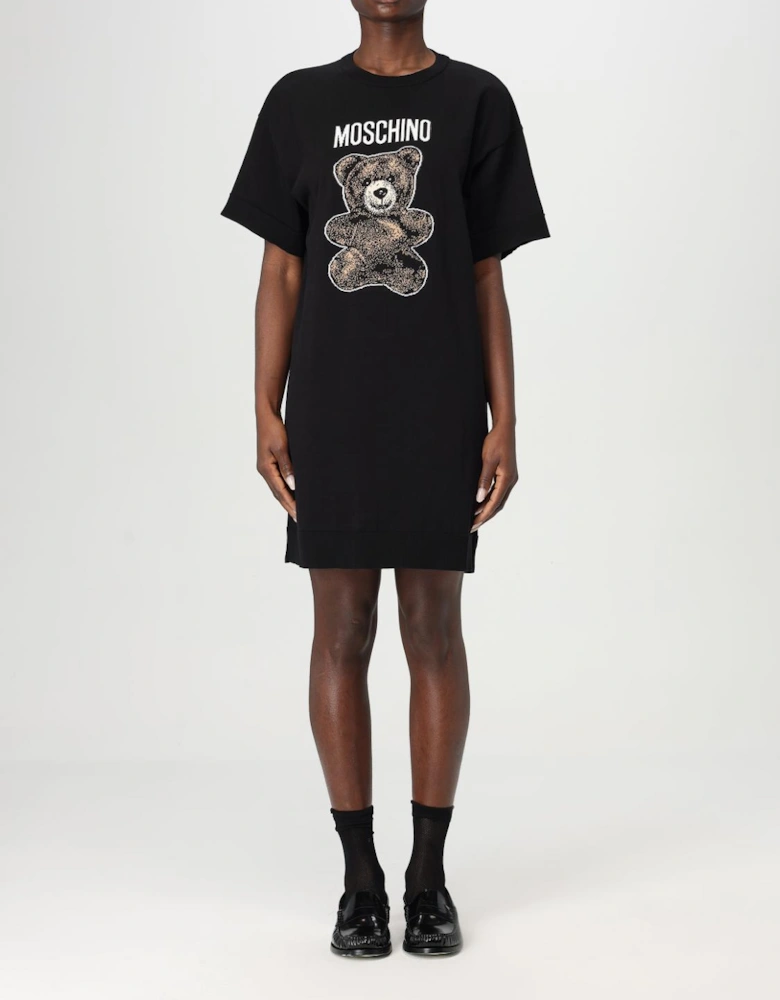 Teddy Bear Appliqu TShirt Dress