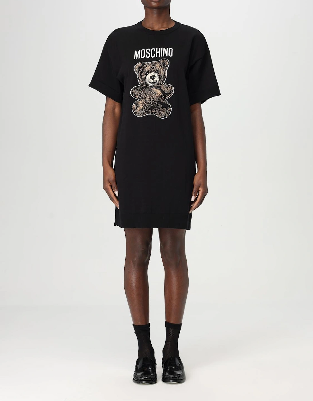 Teddy Bear Appliqu TShirt Dress, 4 of 3