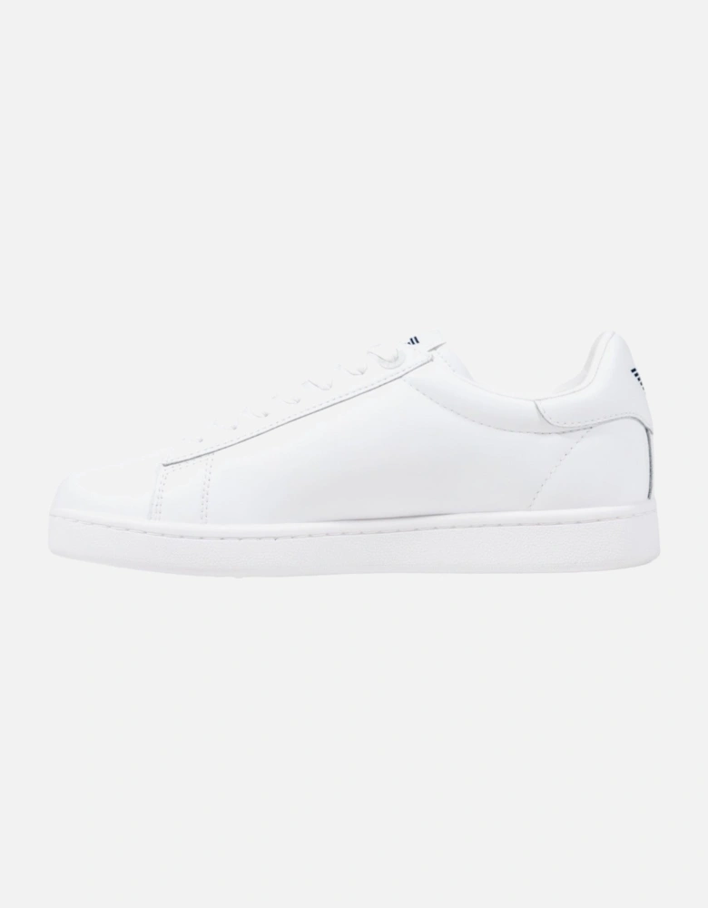 Lace-Up Leather Sneakers with Rubber Sole