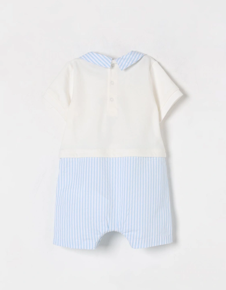 Baby Romper Teddy Bear Embroidery