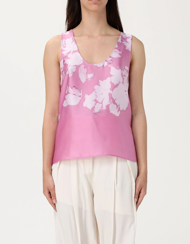Floral Print Sleeveless Top