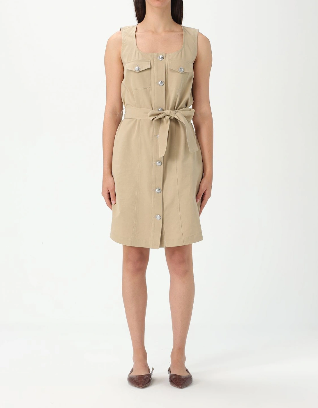 ButtonFront Belted Mini Dress, 4 of 3