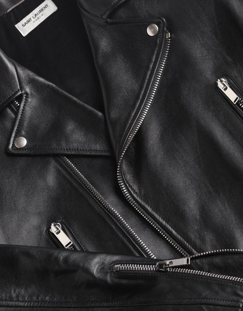 Classic Leather Moto Jacket