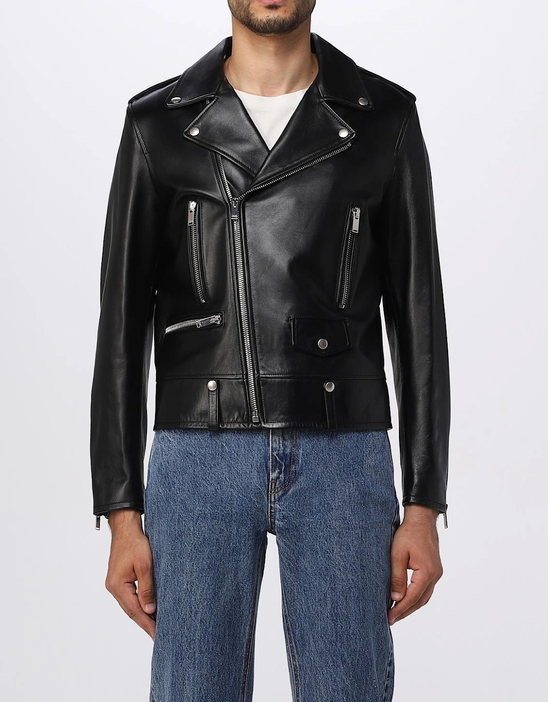 Classic Leather Moto Jacket, 7 of 6