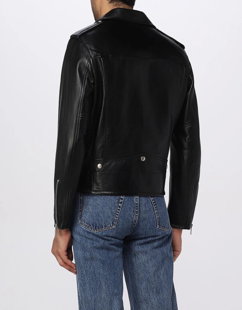Classic Leather Moto Jacket