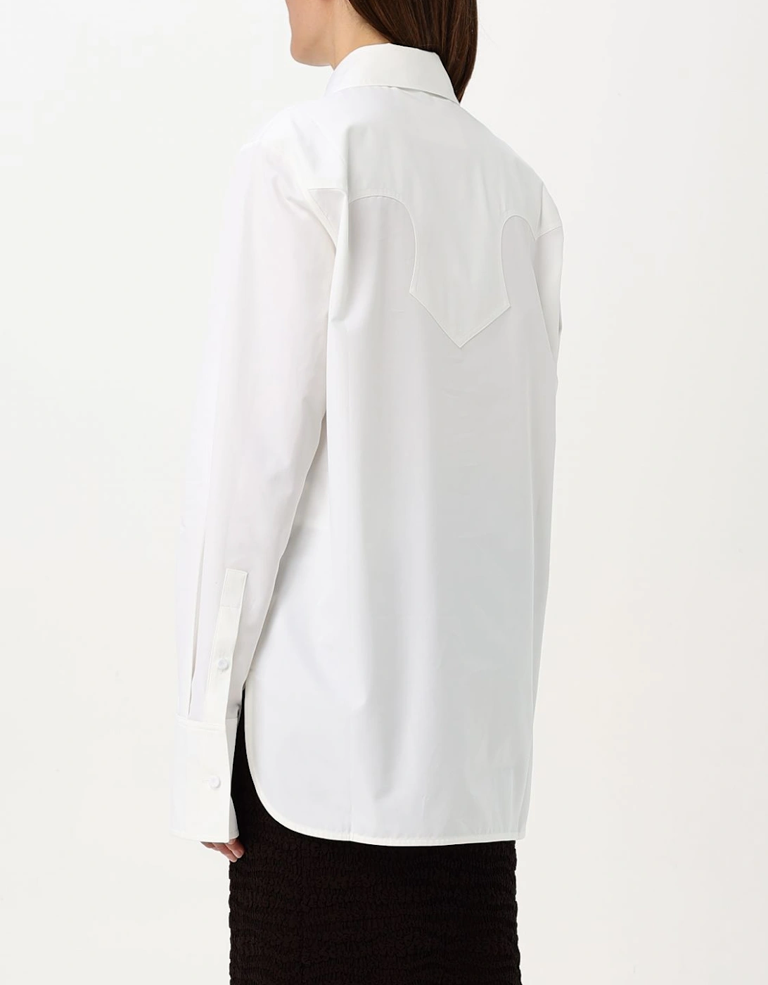Poplin Shirt SelfTie Neck Detail