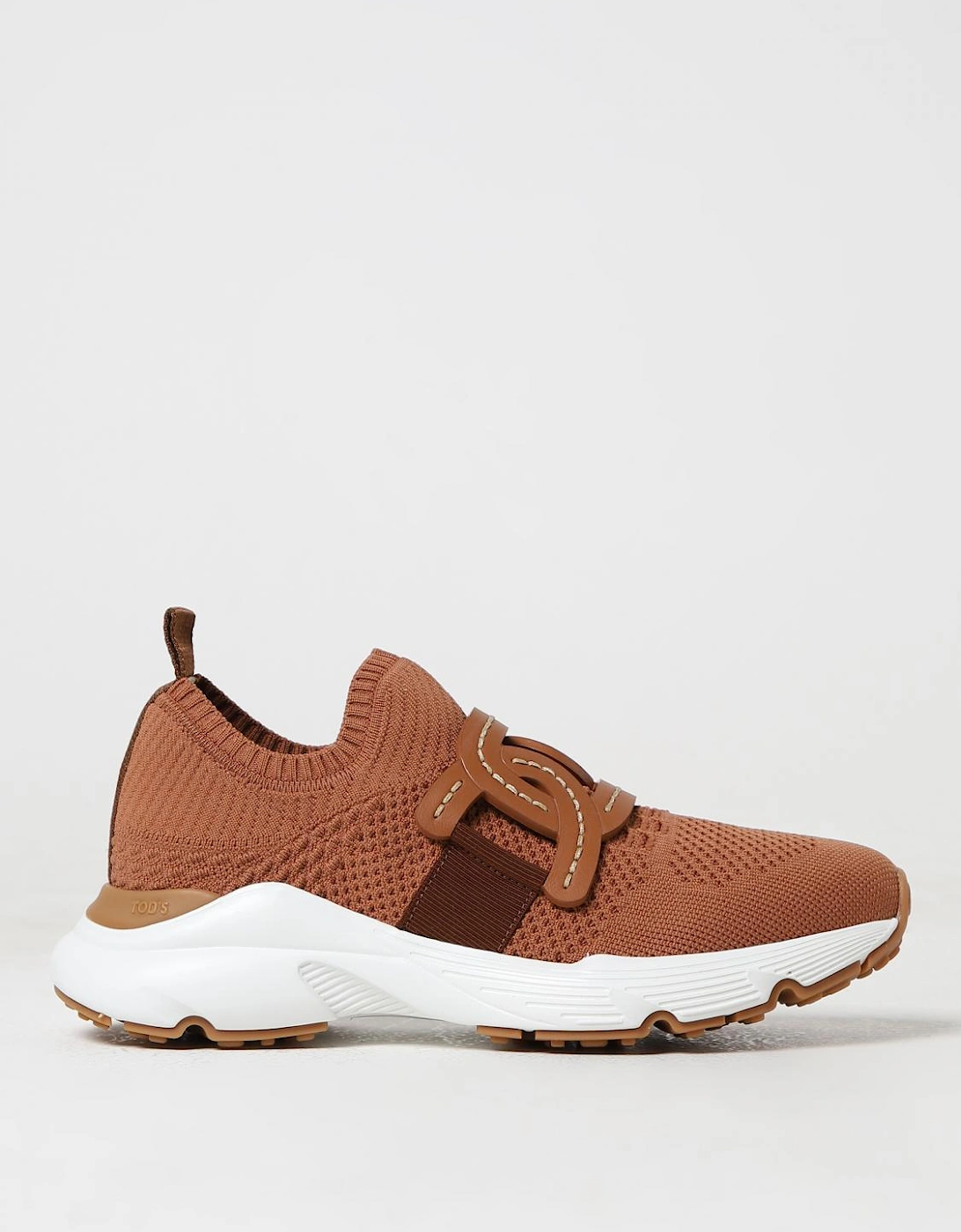 SlipOn Knit Sneaker Leather Detail, 9 of 8