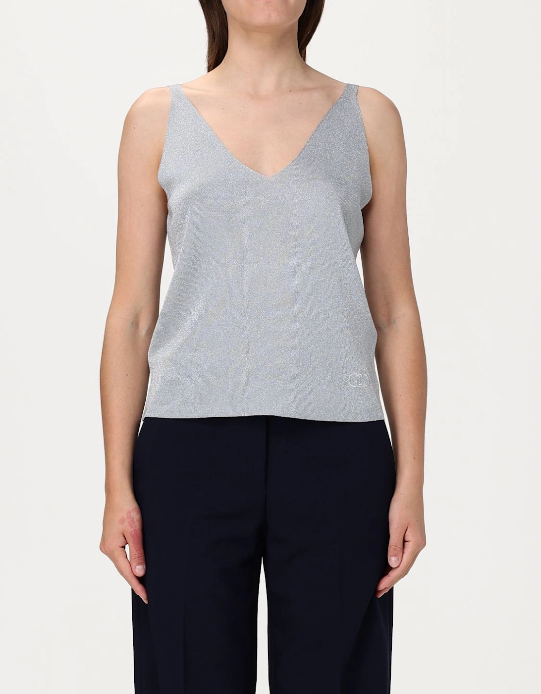 Metallic Knit Sleeveless Top, 5 of 4