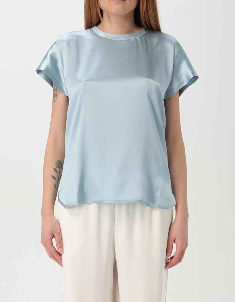 Silk Short Sleeve Blouse