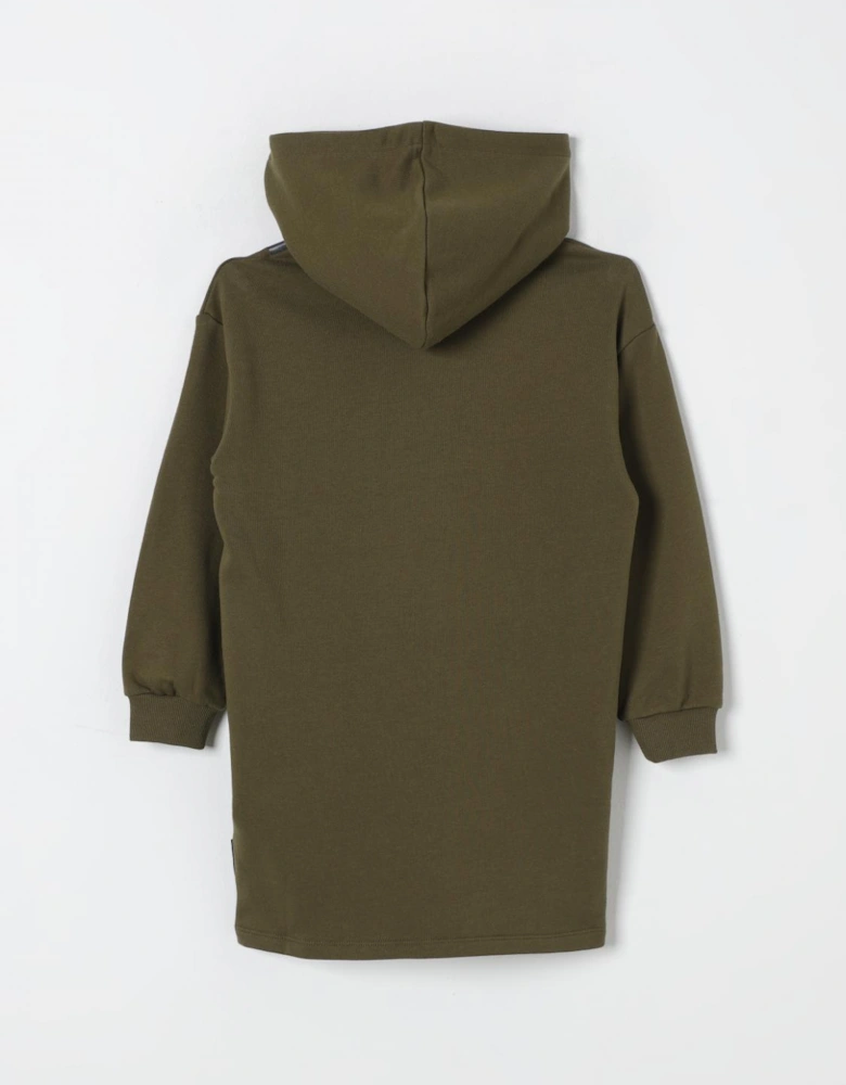 Hooded Dress Bag Print