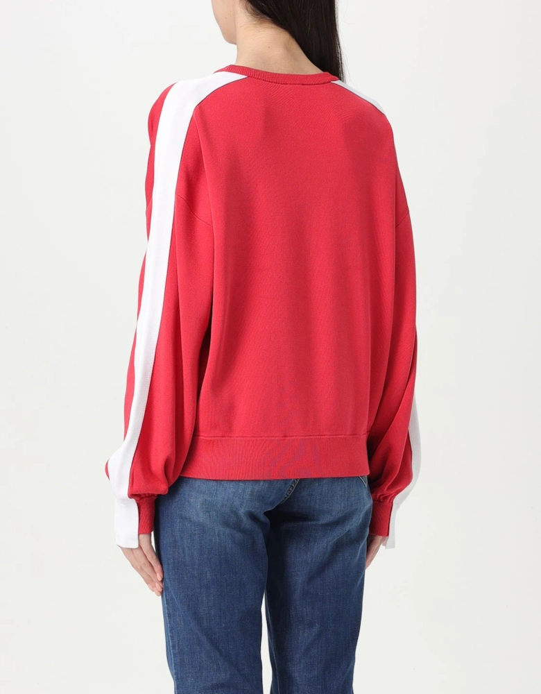 Embossed Logo Pullover Sweater