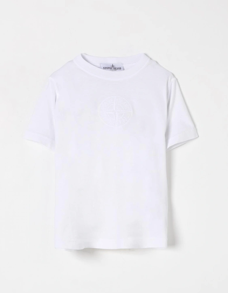 Kids Embroidered Compass Tee
