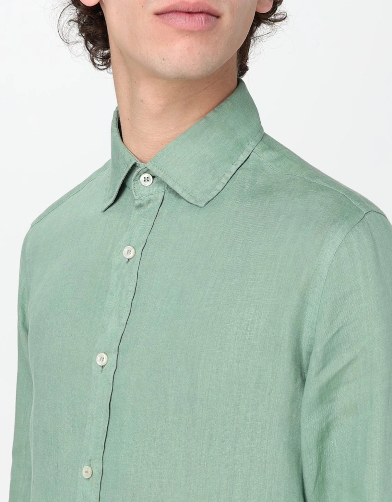 Linen Shirt Long Sleeve Casual
