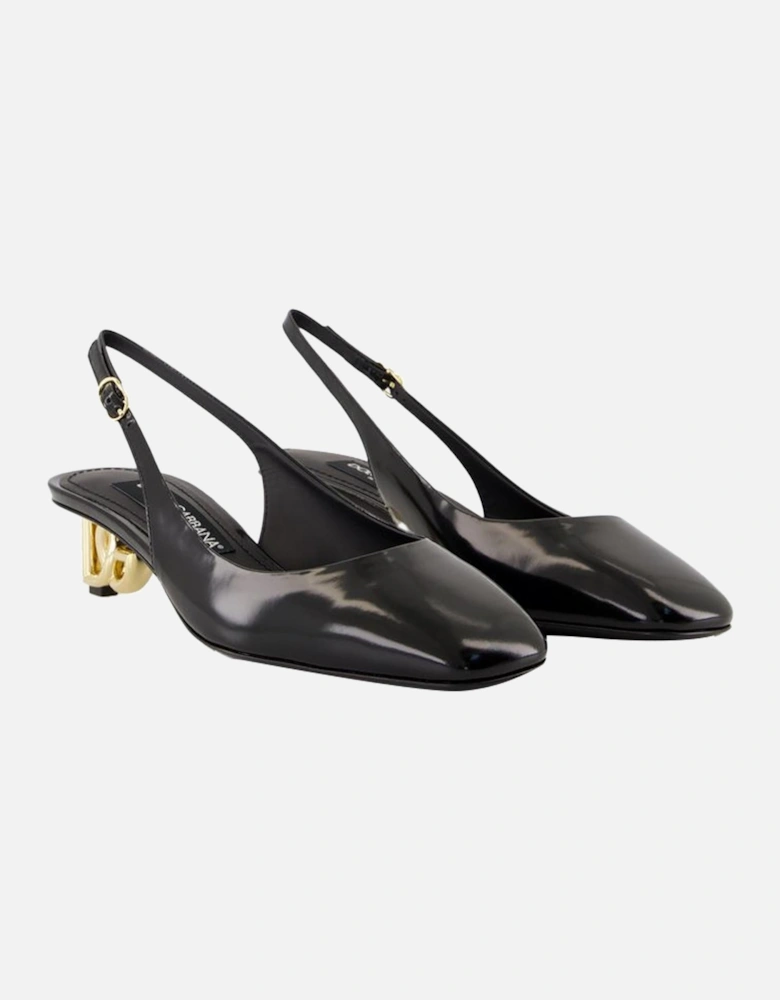 DG Logo Slingback Pumps