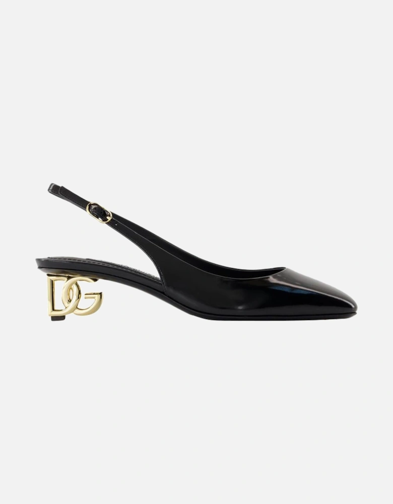 DG Logo Slingback Pumps