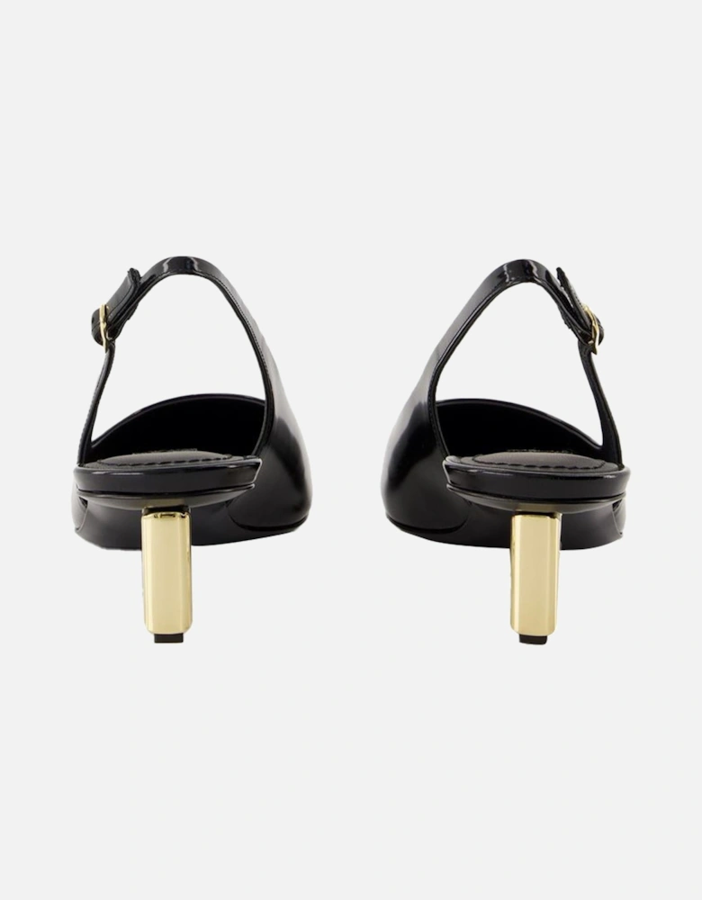 DG Logo Slingback Pumps