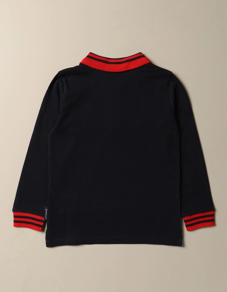 Kids Polo Shirt Red Trim Detail