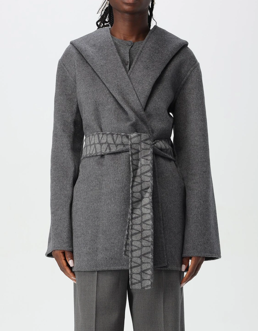 Hooded Wrap Coat Belted, 6 of 5