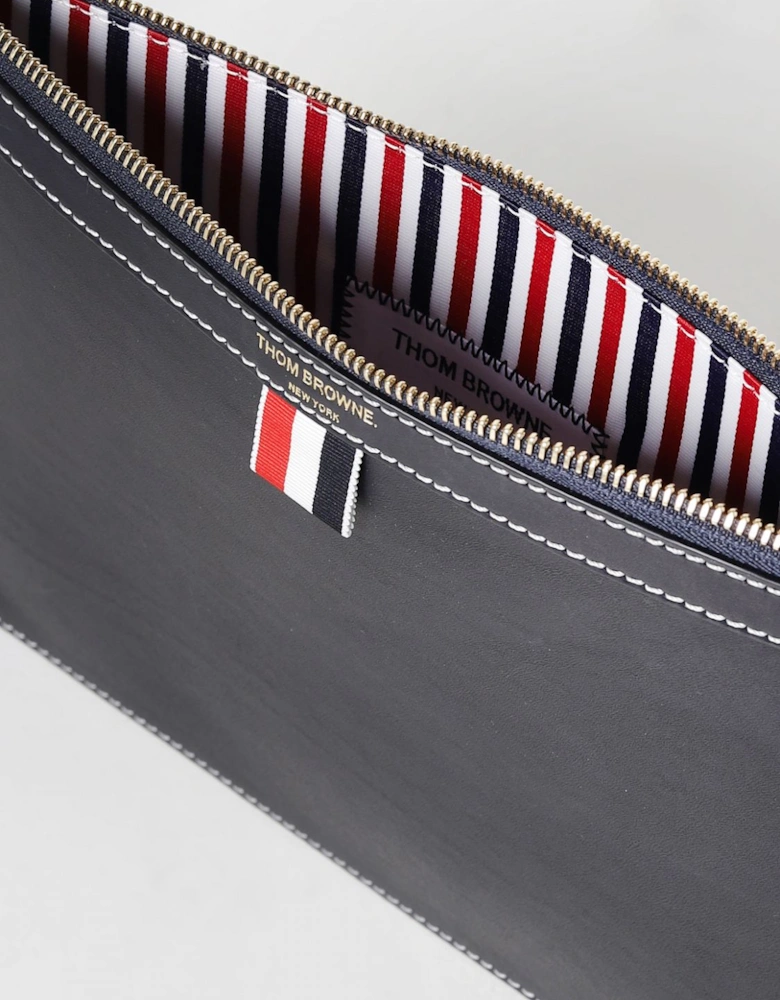 Leather ZipAround Clutch