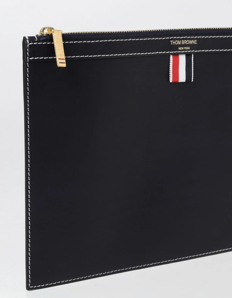 Leather ZipAround Clutch