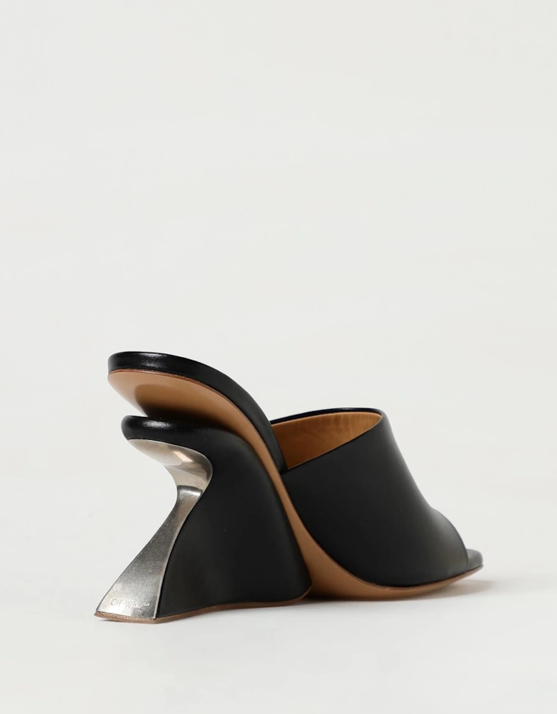 Sculptural Heel Mules