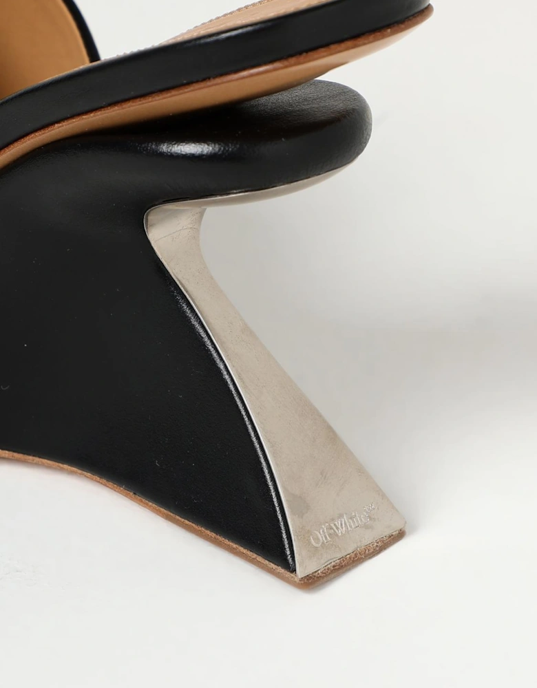 Sculptural Heel Mules