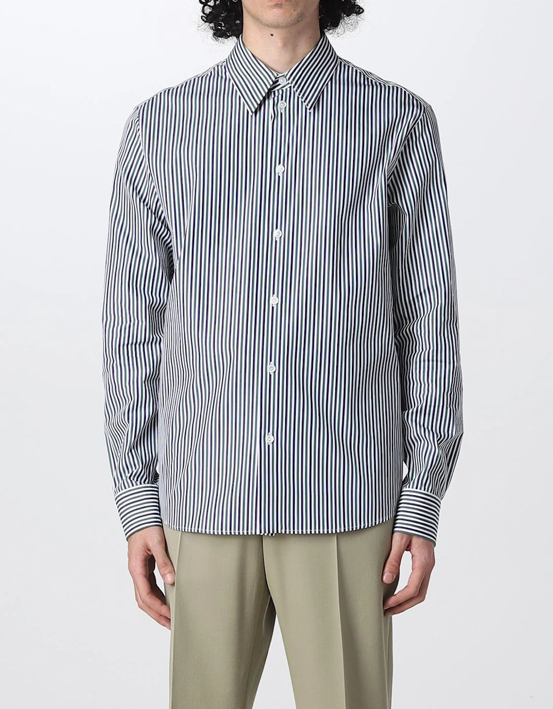 Striped Cotton LongSleeve Shirt, 6 of 5