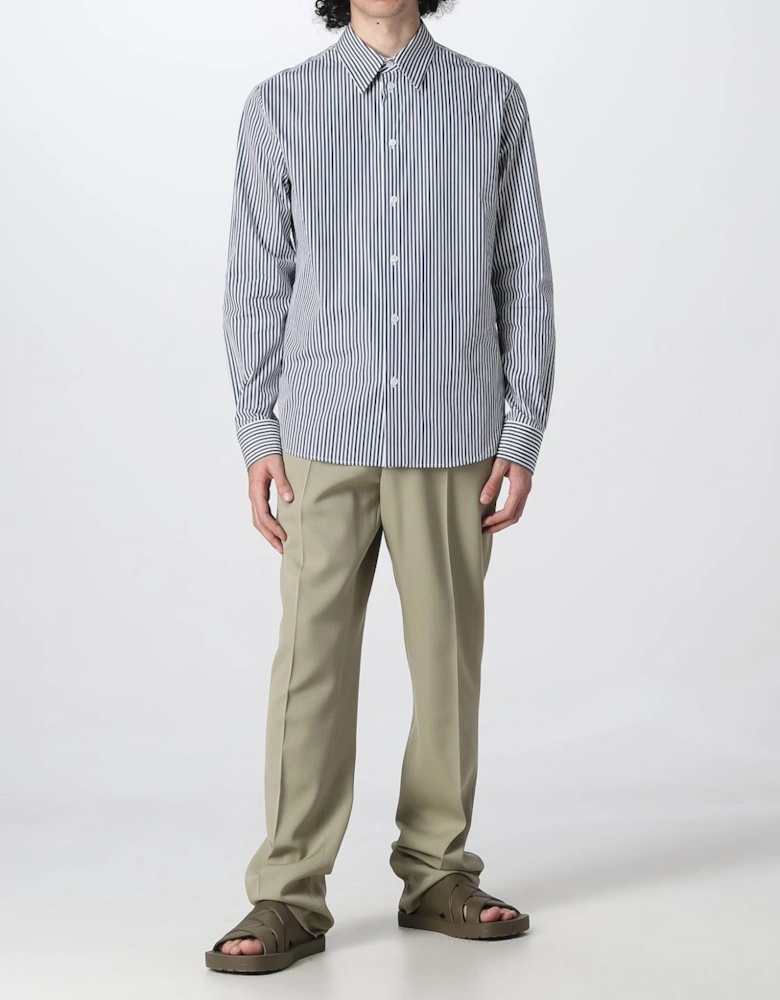 Striped Cotton LongSleeve Shirt