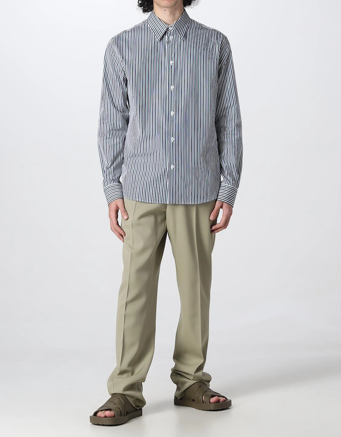Striped Cotton LongSleeve Shirt