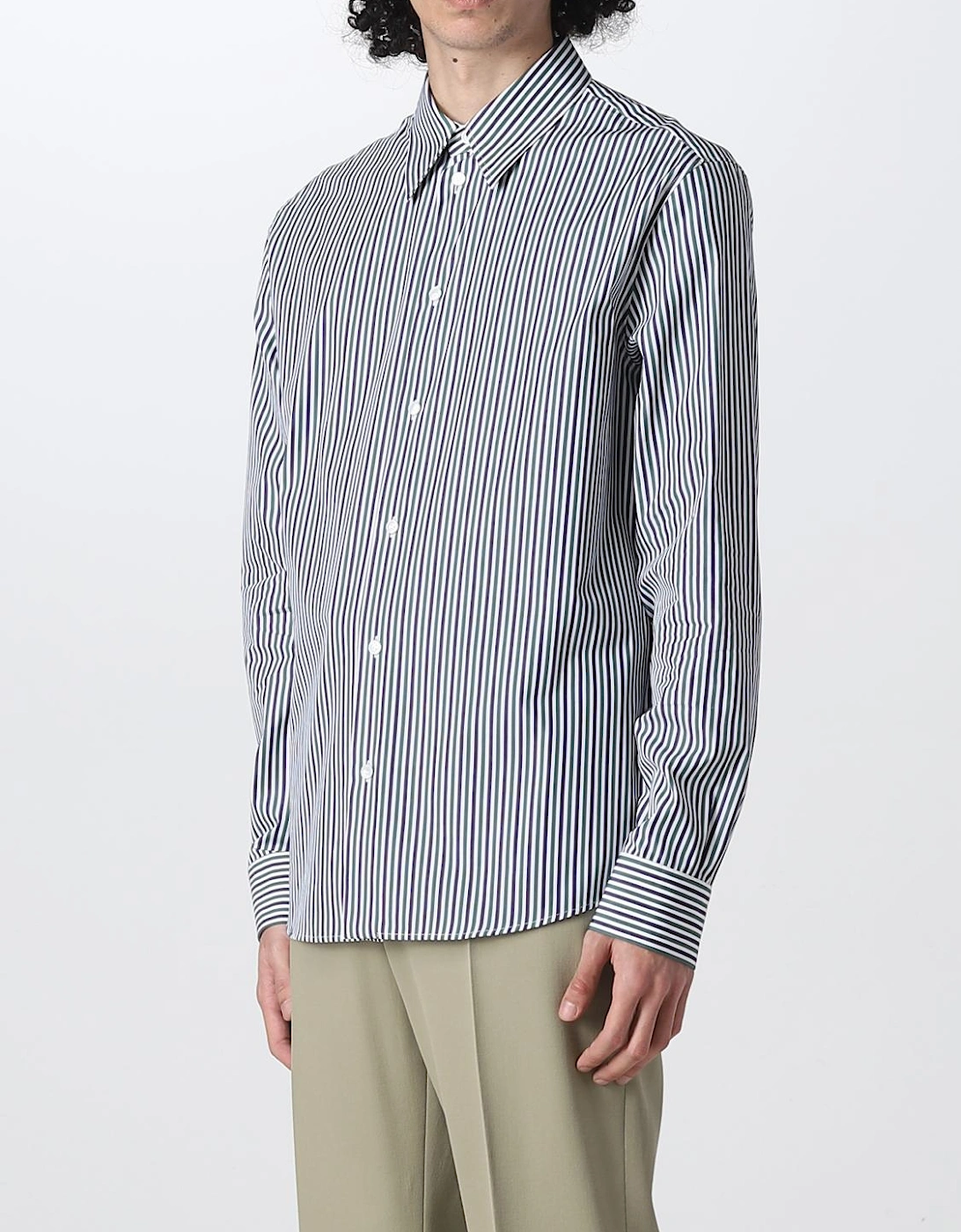 Striped Cotton LongSleeve Shirt