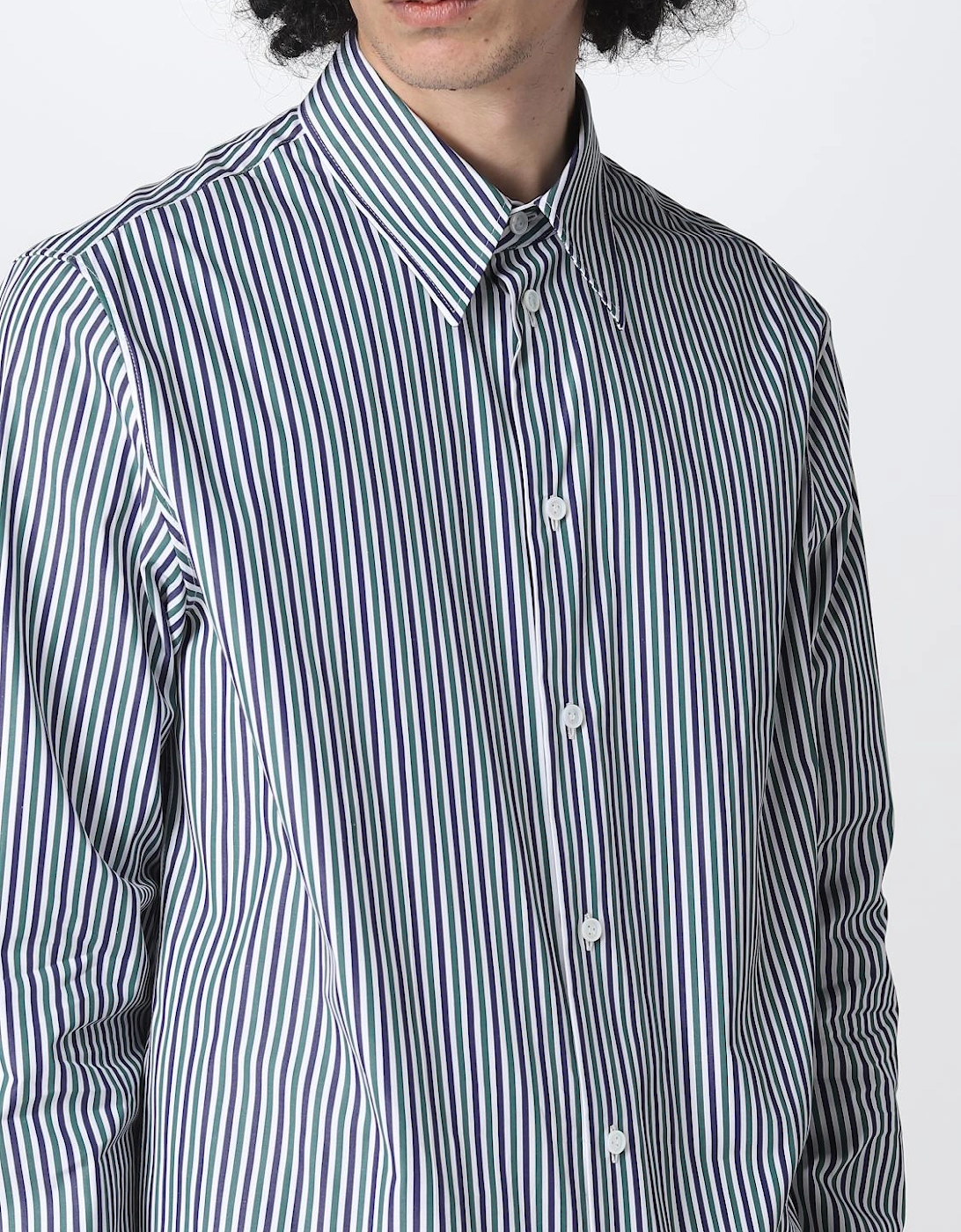Striped Cotton LongSleeve Shirt